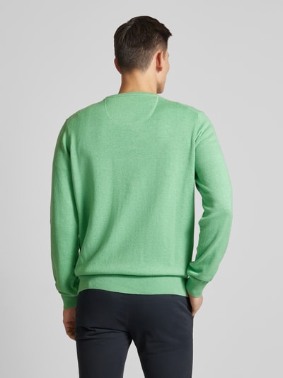 Fynch-Hatton Gebreide pullover met ronde hals Lichtgroen - 5