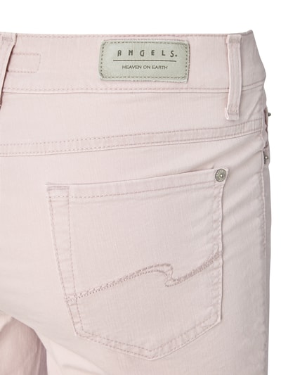 Angels Capribroek van gekleurde denim Rosé - 2