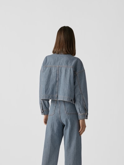 The Great Cropped Jeansjacke Hellblau 5