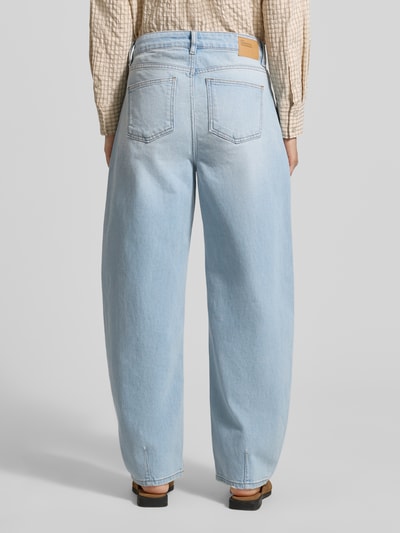 My Essential Wardrobe Jeansy barrel w 5 kieszeni model 'LUCY' Jasnoniebieski 5