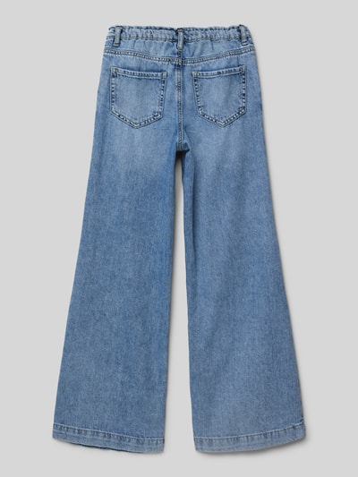 Only Wide Leg Jeans aus reiner Baumwolle Modell 'COMET' Blau 3