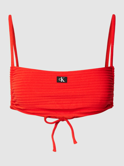 Calvin Klein Underwear Bikini-Oberteil mit Karree-Ausschnitt Rot 1