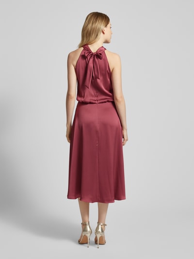 V by Vera Mont Cocktailkleid mit Neckholder Rostrot 5