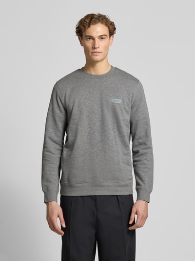 Marc O'Polo Regular fit sweatshirt van puur katoen  Donkergrijs - 4