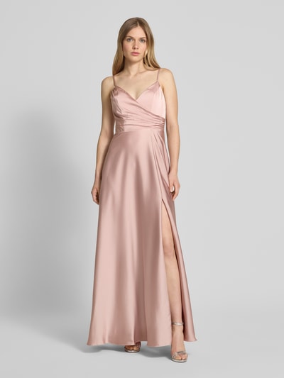Laona Avondjurk in wikkellook Rosé - 4