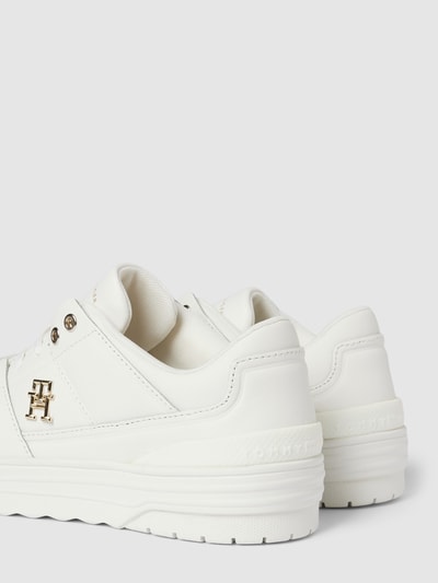 Tommy Hilfiger Sneaker mit Label-Applikation Modell 'BASKET SNEAKER' Ecru 2