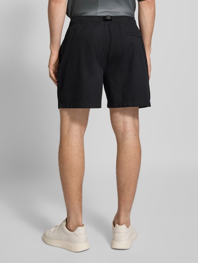 WOODBIRD Relaxed Fit Shorts mit Gürtel Modell 'Choi' Black 5