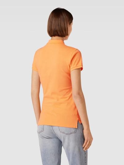 Polo Ralph Lauren Slim Fit Poloshirt mit Logo-Stitching Modell 'JULIE' Orange 5