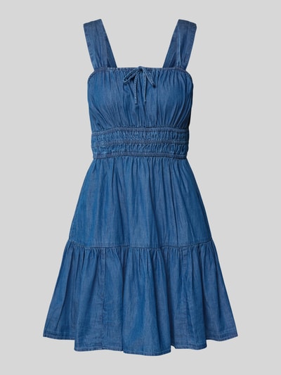 GAP Sukienka mini z efektem stopniowania Jeansowy niebieski 2