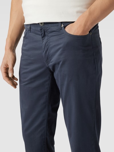 Brax Stoffhose im 5-Pocket-Design Modell 'CADIZ' Dunkelblau 3