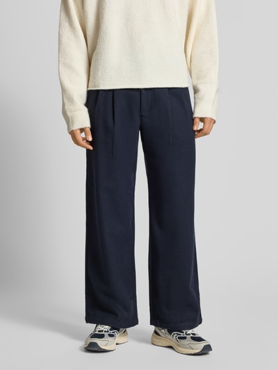 PROHIBITED Broek met plooien en achterzakken Marineblauw - 4