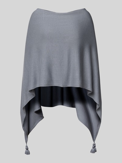 comma Poncho mit U-Boot-Ausschnitt Rauchblau 2