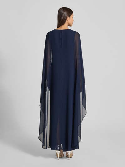 Lauren Ralph Lauren Avondjurk met wijde mouwen, model 'LAVATI' Marineblauw - 5