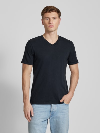 Superdry T-Shirt mit V-Ausschnitt Marine 4