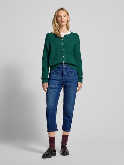 Marc O'Polo Boyfriend Jeans aus weichem Baumwoll-Mix Modell 'IVA' Marine Melange 1