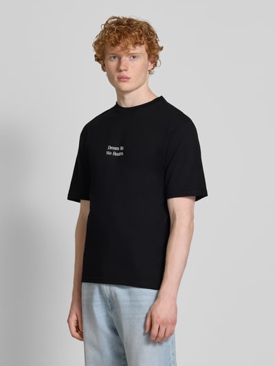REVIEW T-Shirt mit Statement-Print Black 4