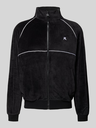 REVIEW Trainingsjacke mit Logo-Stitching Black 2