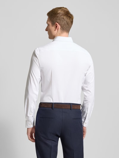 Jake*s Slim Fit Business-Hemd mit Kentkragen Weiss 5