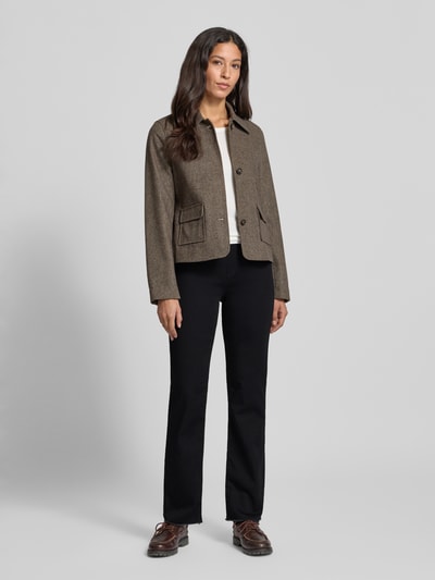 Soyaconcept Straight fit jeans met franjes, model 'NADIRA' Zwart - 1