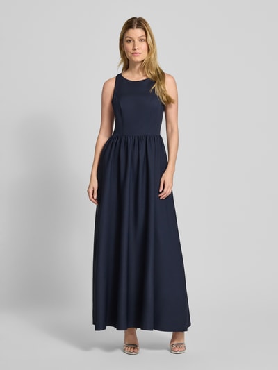TROYDEN COLLECTION Cocktailkleid mit Rundhalsausschnitt Dunkelblau 4