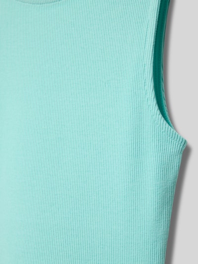 s.Oliver RED LABEL Ausgestelltes Minikleid mit Baumwollanteil Helltuerkis 2