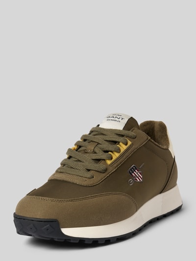 Gant Sneakersy z wyhaftowanym logo model ‘Garold’ Oliwkowy 1