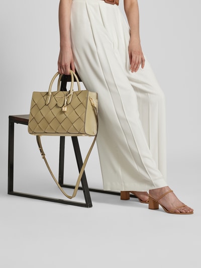 MICHAEL Michael Kors Handtas met structuurmotief, model 'SCARLETT' Kaki - 1