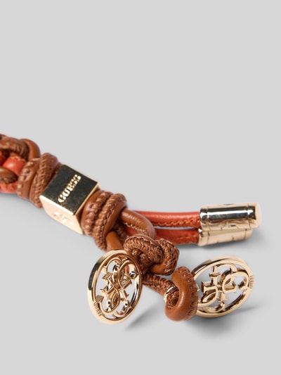 Guess Anhänger mit Logo-Prägung Cognac 2