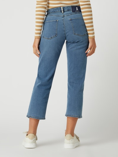 Armedangels Cropped Jeans mit Stretch-Anteil Modell 'Fjellaa' Hellblau 6