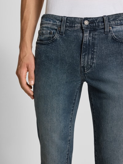 Levi's® Slim Fit Jeans im Used-Look Modell '511®' Jeansblau 3
