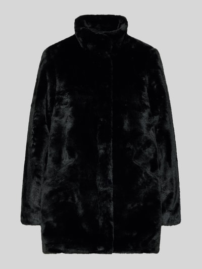 Only Regular Fit Mantel in Kunstfell-Optik Modell 'VIDA' Black 2