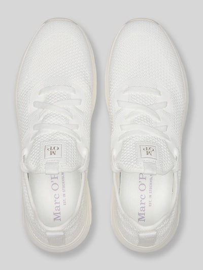 Marc O'Polo Low Top Sneaker mit Logo-Patch Weiss 3