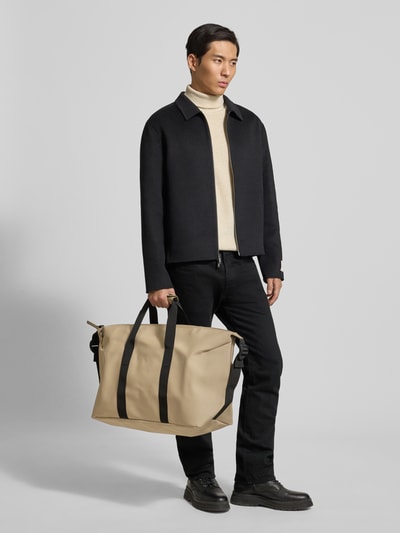 RAINS Weekendtas met logo, model 'Hilo' Beige - 1