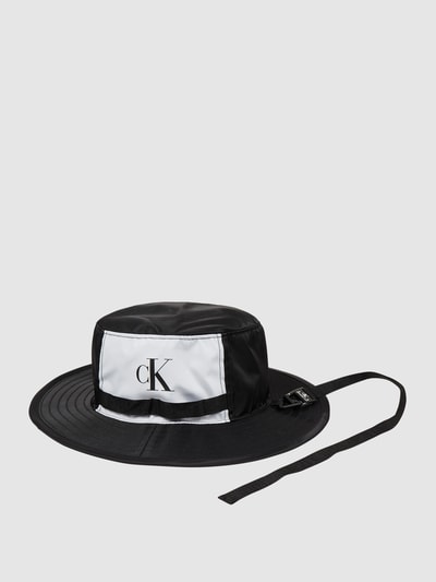 Calvin Klein Jeans Czapka typu bucket hat z logo Czarny 1