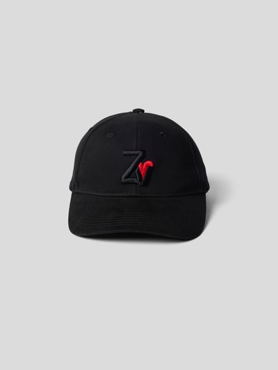 Zadig & Voltaire Cap mit Label-Stitching Schwarz 4