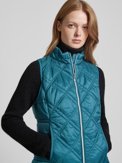 Betty Barclay Bodywarmer met opstaande kraag Petrol - 3