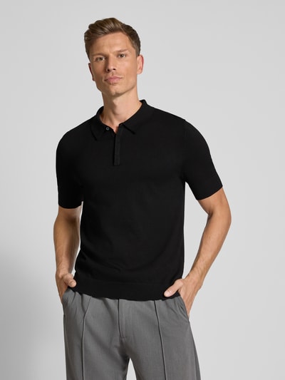 HUGO Regular Fit Poloshirt aus Viskose-Mix Modell 'SAN PETER-CV' Black 4