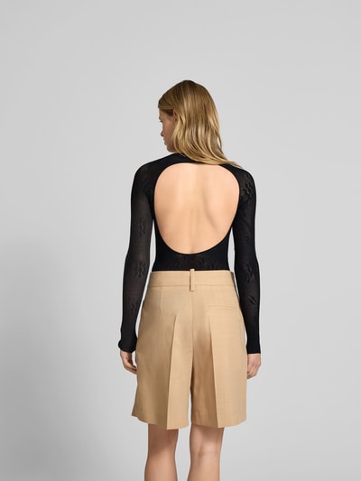 Victoria Beckham Body mit Rundhalsausschnitt Black 5