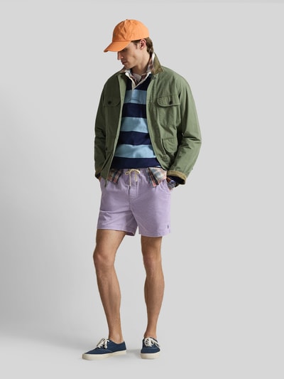 Polo Ralph Lauren Sweatshorts aus reiner Baumwolle Lila 1