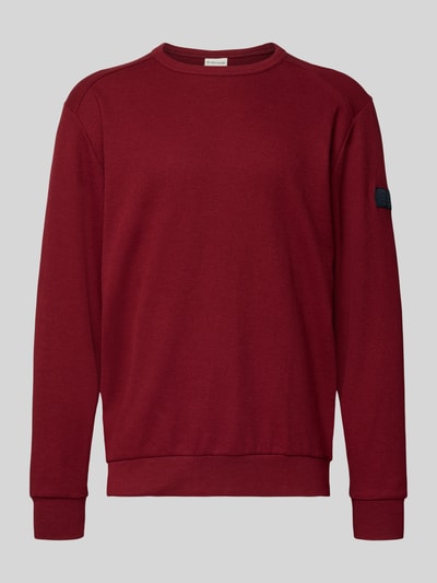 Tom Tailor Regular Fit Langarmshirt aus Baumwoll-Mix Rot 2