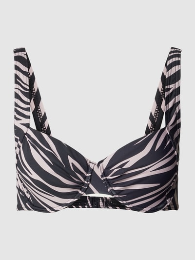 LASCANA Bikini-Oberteil mit Animal-Print Black 2