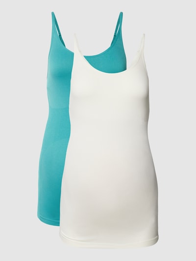 MAMALICIOUS Umstands-Top - V-Ausschnitt Langarm Schwangerschafts-Mode