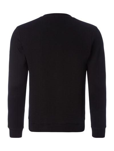 BOSS Green Slim Fit Sweatshirt mit strukturiertem Logo Black 3