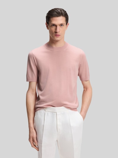 BOSS Regular Fit Pullover aus reiner Schurwolle Modell 'UMAURO' Rosa 4
