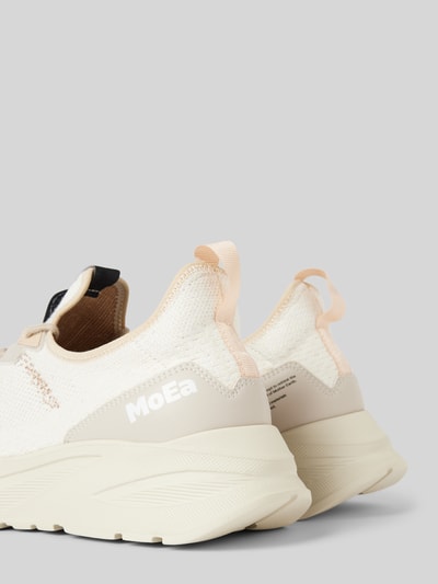 MoEa Sneakers met labelpatch en -print, model 'PINEAPPLE' Beige - 2