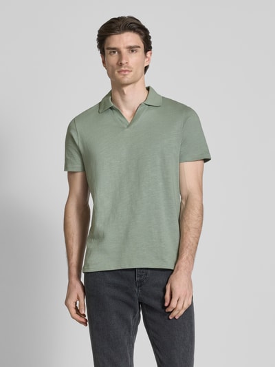 MCNEAL Poloshirt mit V-Ausschnitt Lind 4