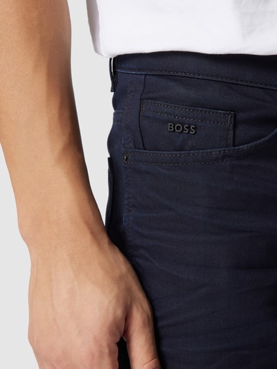 BOSS Jeansy o kroju slim fit z dodatkiem streczu model ‘Delaware’ Niebieski 3