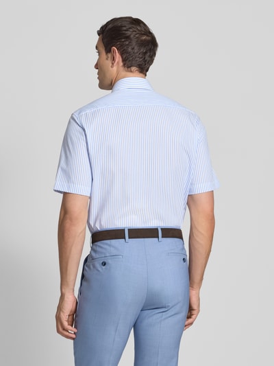 ETERNA Modern fit zakelijk overhemd met 1/2-mouwen Bleu - 5
