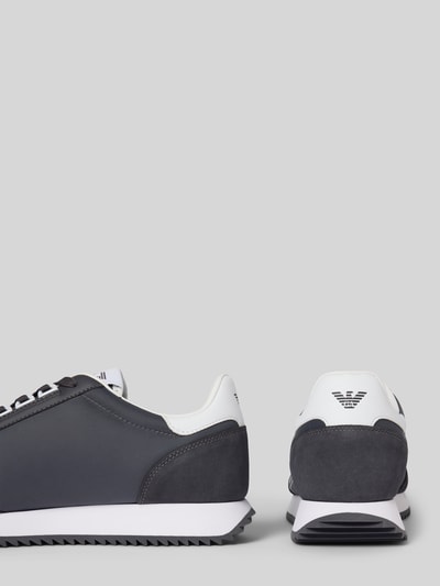 EA7 Emporio Armani Sneaker mit Logo-Print Dunkelblau 2