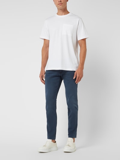 Baldessarini Tapered fit jeans met stretch, model 'Jayden' Rookblauw - 1